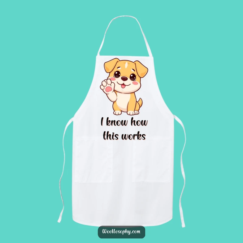 Funny 'Chef's Secret' Dog Apron - Hilarious Kitchen Gift for Dog Lovers!