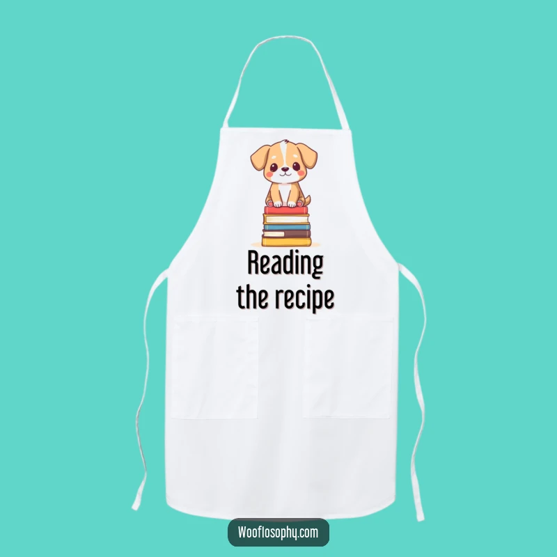 Funny Zen Dog Apron: Book Balance Chef Gift, Ideal Humorous Present