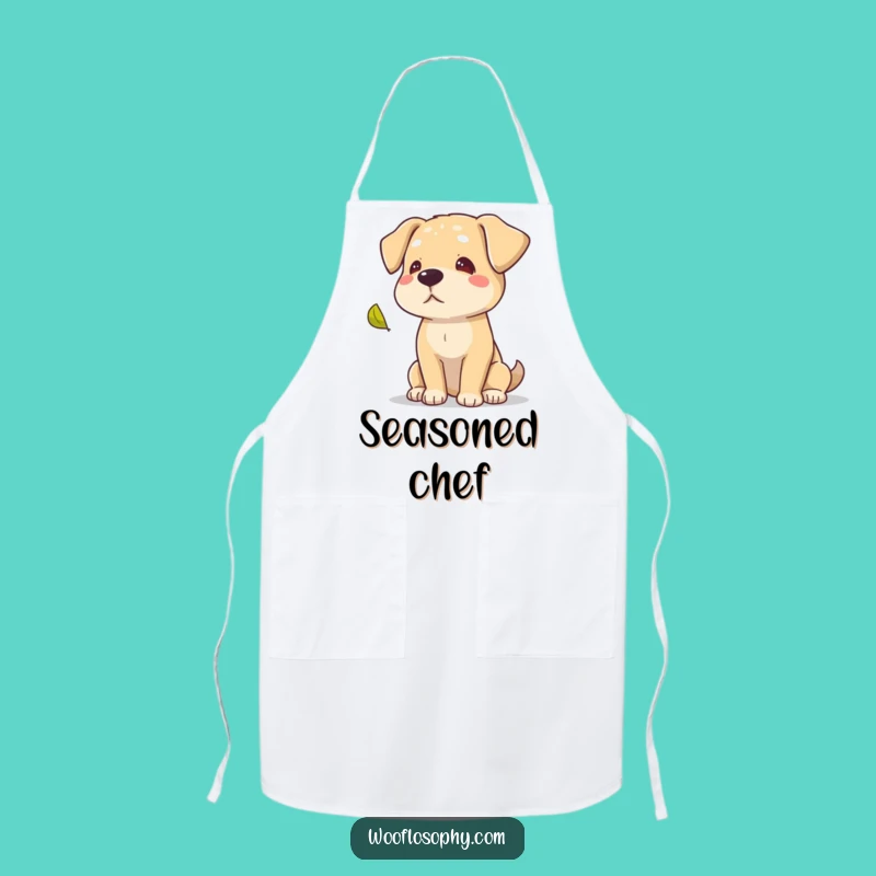 Funny Wise Dog Leaf Apron, Cook With Autumn's Wisdom Using This Hilarious Gear