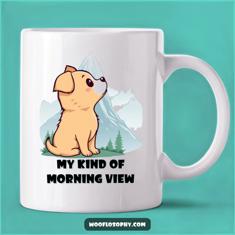 Funny Dog Mountain Wonder Mug: A Hilarious Gift for Adventurous Paws