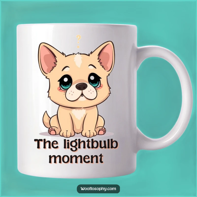 Funny 'Epiphany' Dog Mug - Perfect Gift for Shocking Discoveries!