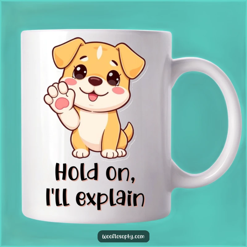 Funny 'I Have a Theory' Dog Mug - Perfect Gift for Talkative Pups!