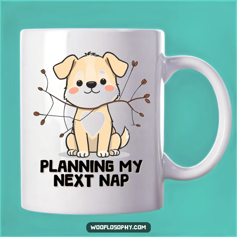 Funny Dog Web Sketch Mug: Creative Canine Art Gift