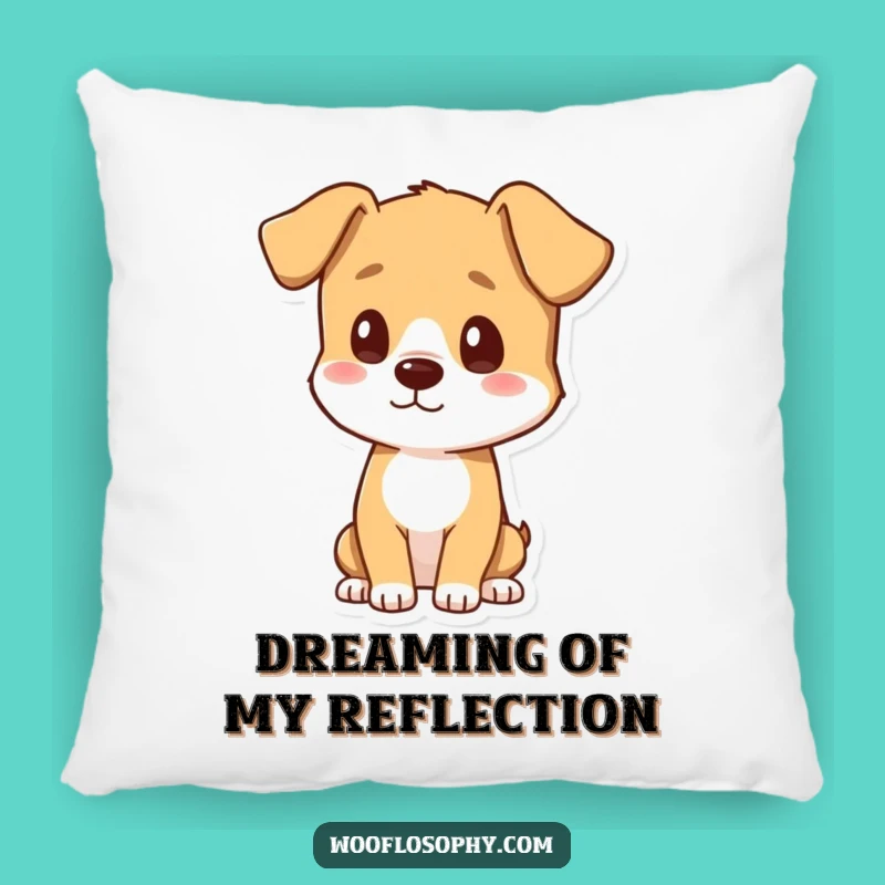 Funny Dog Shadow Comfort Pillow: Soft & Humorous Canine Companion, Adorable Funny Gift