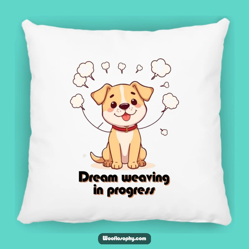 Funny 'Thinking Cap' Dog Pillow - Cozy Comfort & Clever Humor Gift!