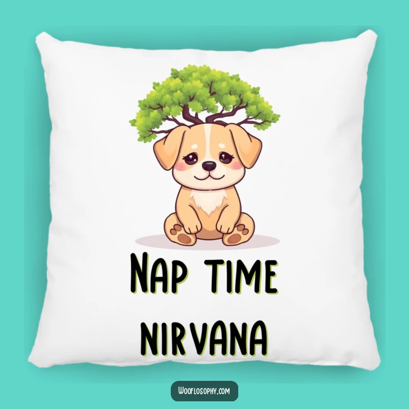 Funny Meditating Dog Pillow: Cuddle Up for Calm Canine Comfort