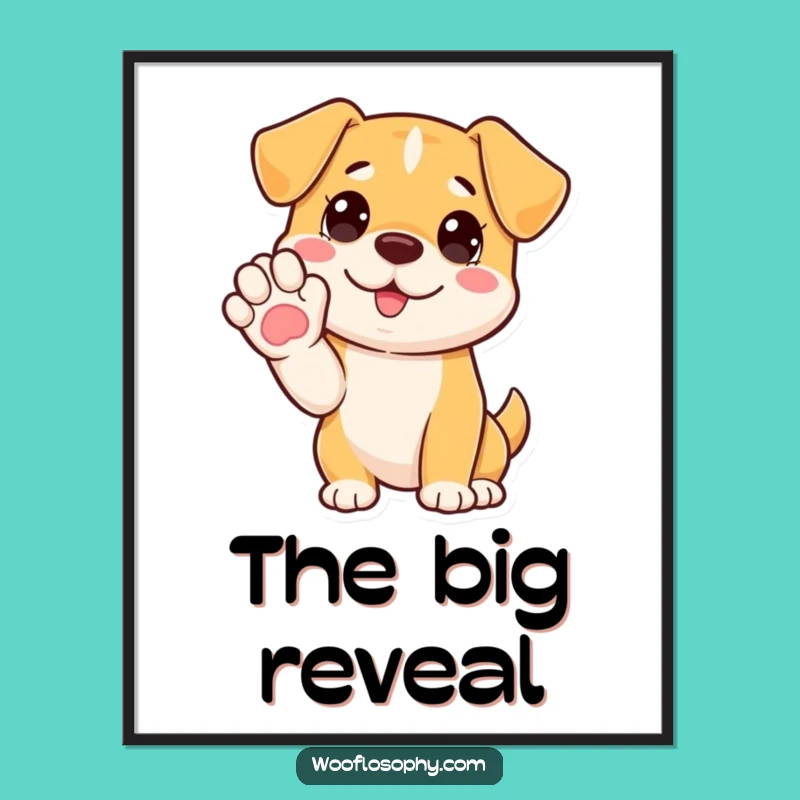 Funny 'The Grand Explanation' Dog Digital Art - Instant Hilarious Decor Gift!