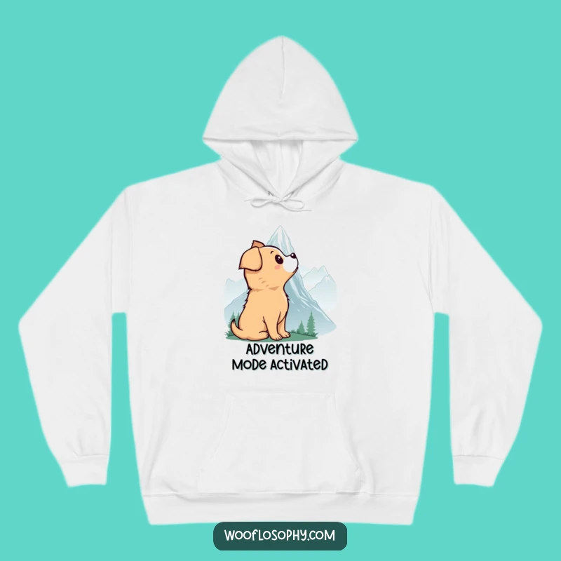 Cozy Funny Dog Mountain Wonder Hoodie: Warm Hugs for Your Adventurous Spirit
