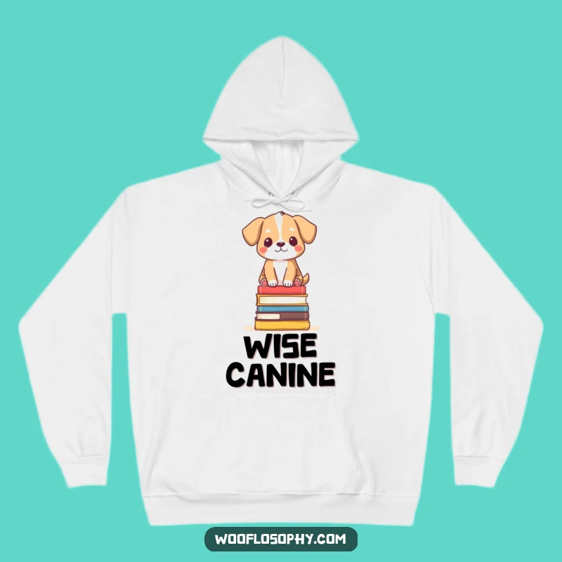 Cozy Funny Zen Dog Hoodie: Book Balance Peace, Ultimate Humorous Gift