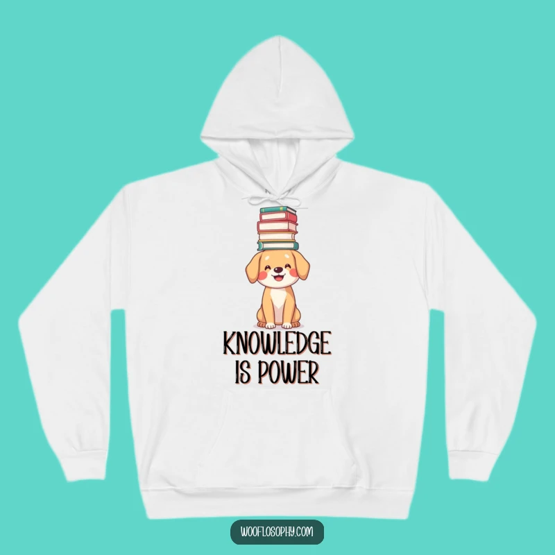Funny Bookworm Dog Hoodie: Cozy Up with a Good Book Gift