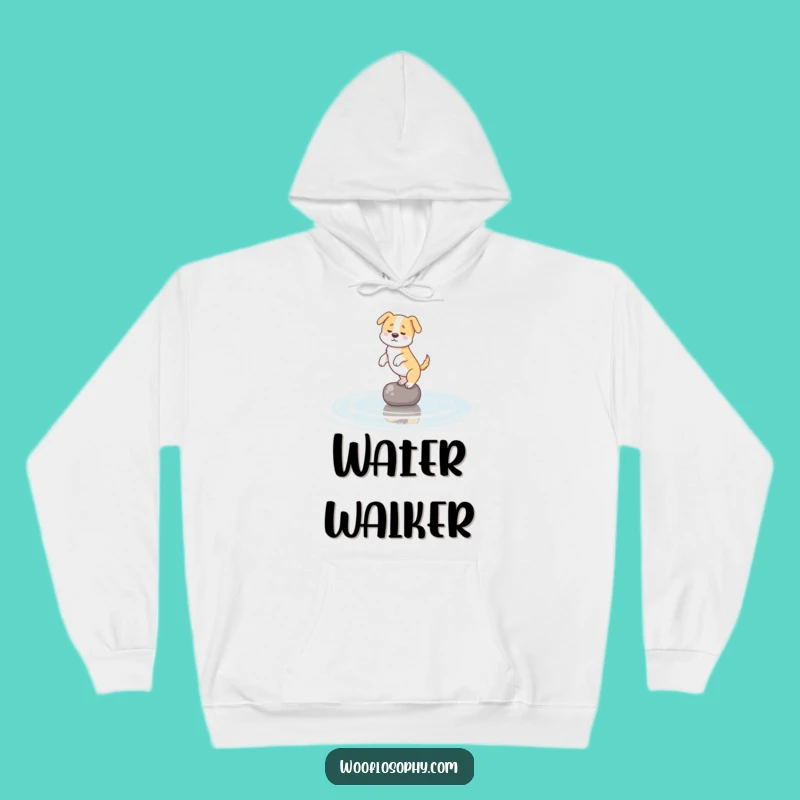 Funny Dog Pond Balance Hoodie: Cozy Comfort for Hilarious Adventures