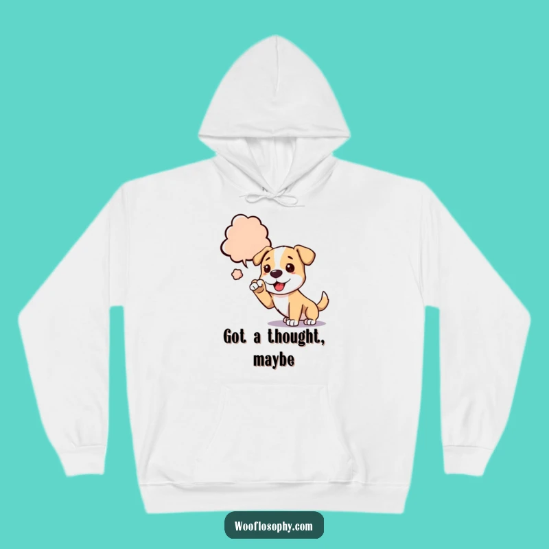 Funny Dog Idea Hoodie: Cozy Up with Your Creative Thoughts