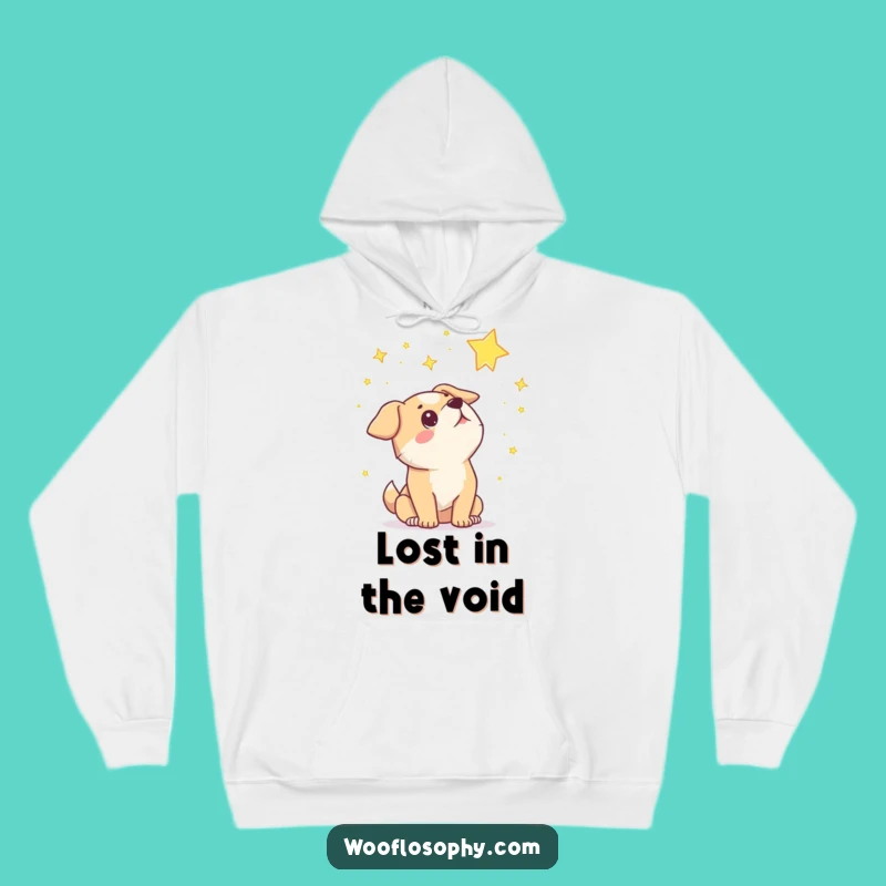 Funny Dog Stargazer Hoodie: Cozy Wondering Pup Gift