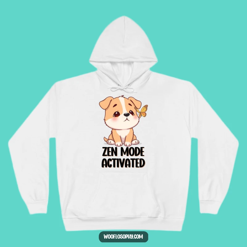 Funny Peaceful Dog Hoodie - Cozy Nature Sweatshirt Gift!