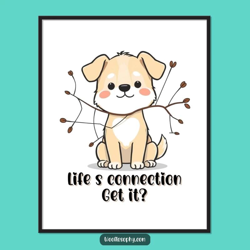 Free Printable Wall Art: Dog Web Designer Humorous Downloadable Decor