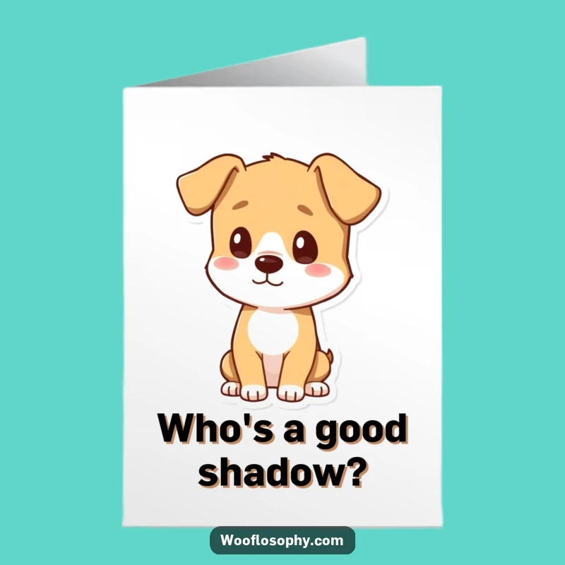 Funny Birthday Dog Free Printable Card: Pondering Pooch DIY Greeting Downloadable Gift