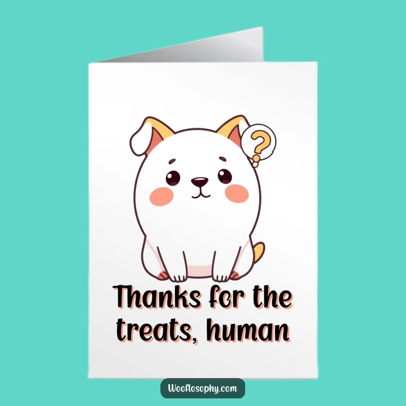 Free Printable Thank You Card: Pondering Dog, Heartfelt & Funny Downloadable Gift