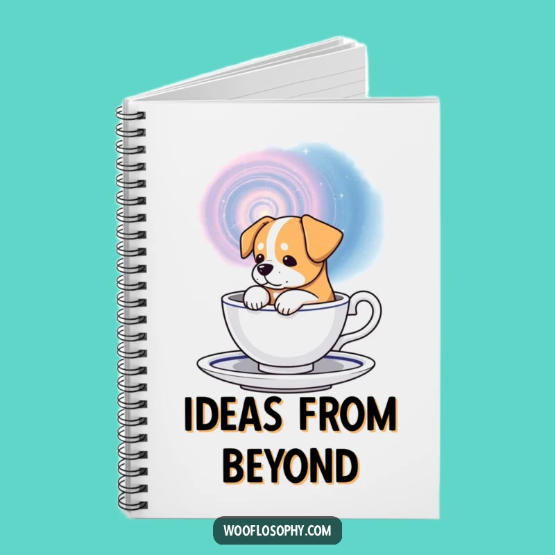 Funny Cosmic Dog Notebook: Journal Your Universe's Thoughts Gift