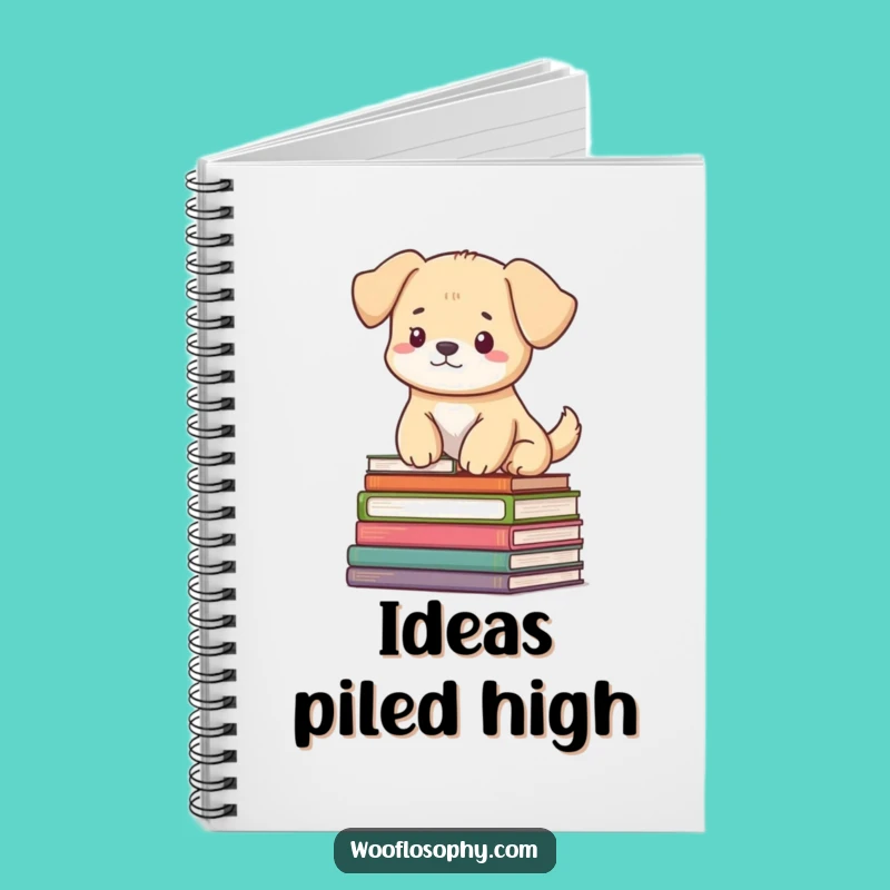 Funny Dog Book Throne Notebook: Serene Pooch Journal, Perfect Gift!