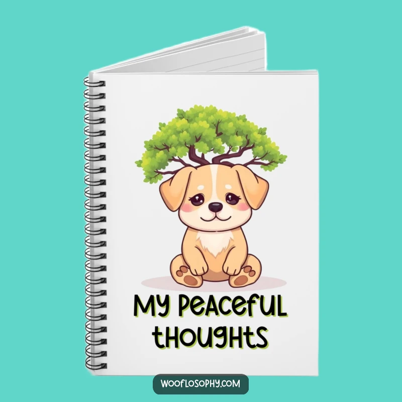 Funny Meditating Dog Notebook: Journal Your Peaceful Thoughts with this Zen Pup
