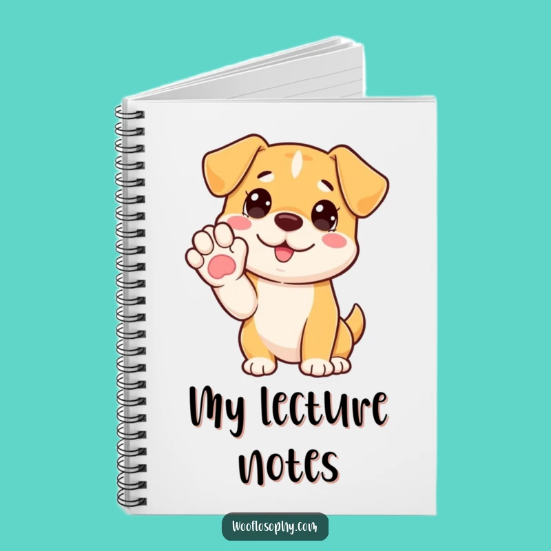 Funny 'My Thoughts' Dog Notebook - Journal Your Funny Ideas Gift!