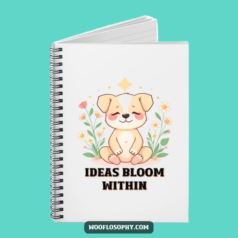 Funny Zen Dog Notebook - Journal Your Peaceful Thoughts and Calm Ideas