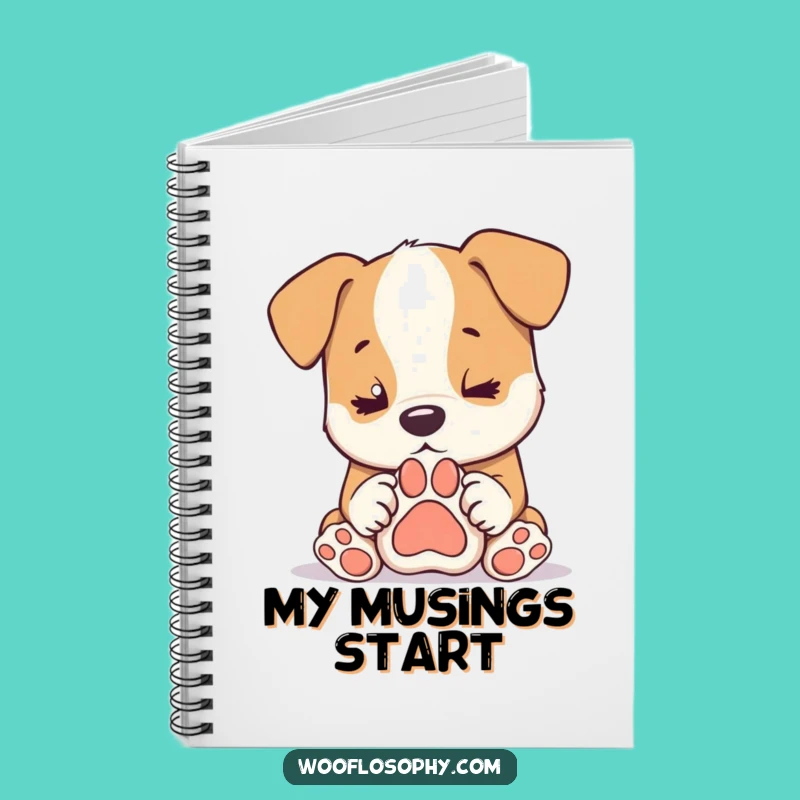 Funny Dog Deep Thought Notebook - Hilarious Journal for Dog Lovers