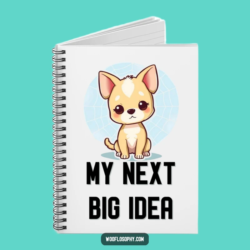 Funny Dog Nature Journal: Spiderweb Observation Notebook for Creative & Funny Gift Ideas