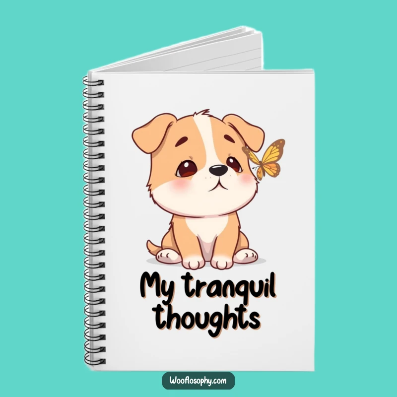 Funny Zen Dog Notebook - Capture Peaceful Moments Gift!