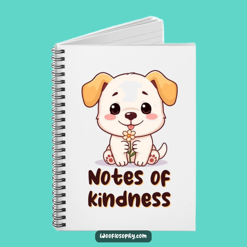 Funny Dog Flower Offering Notebook - Sweet Journal for Dog Lovers