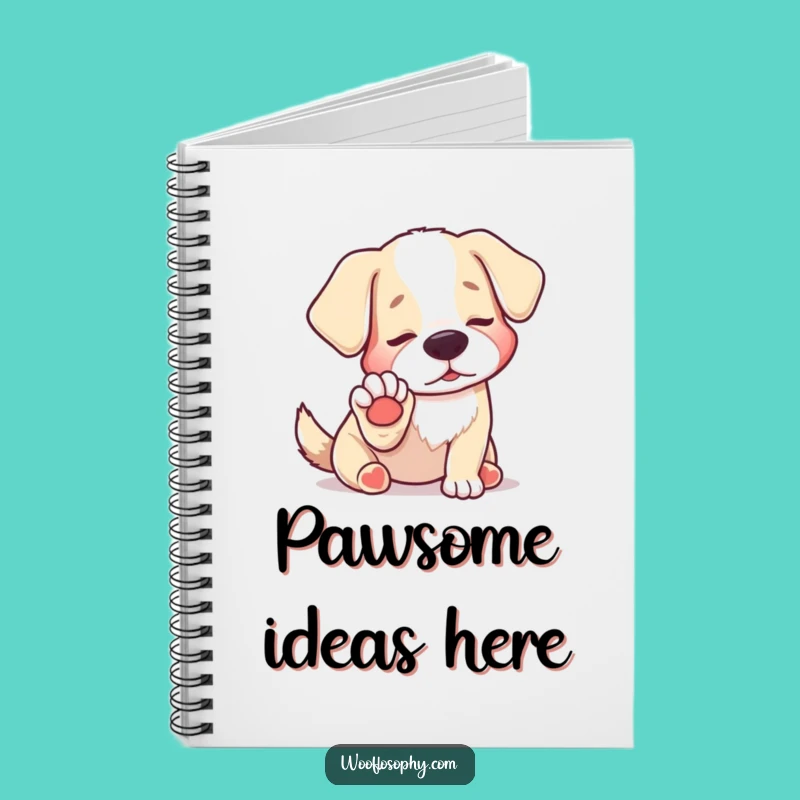 Funny Dog Paw Discovery Notebook: Jot Down Profound Thoughts Hilariously