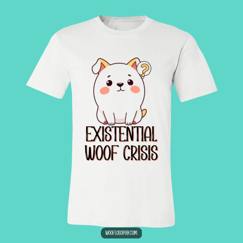 Funny Dog Tee: Embrace Your Inner Puzzled Pup with This Hilarious Shirt