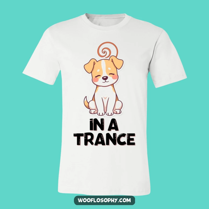 Funny Dog Zen Tee: Embrace Inner Peace with Hilarious Style