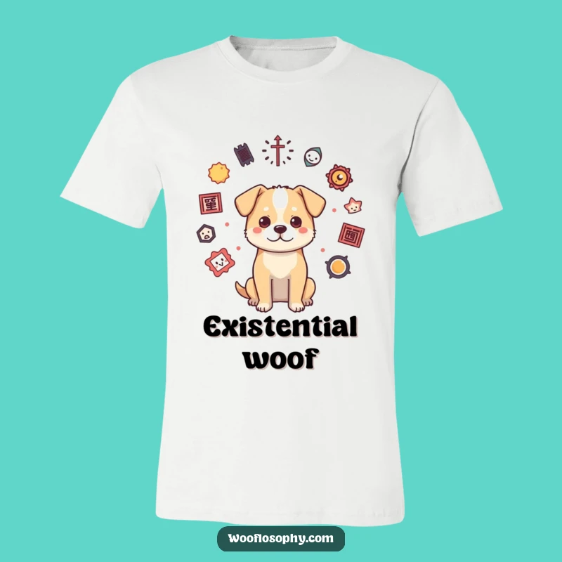 Funny Philosophical Dog T-Shirt: Existential Canine Humor - Great Gift