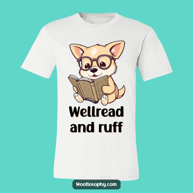 Funny Wise Dog T-Shirt - Ancient Book Lover Tee Gift!