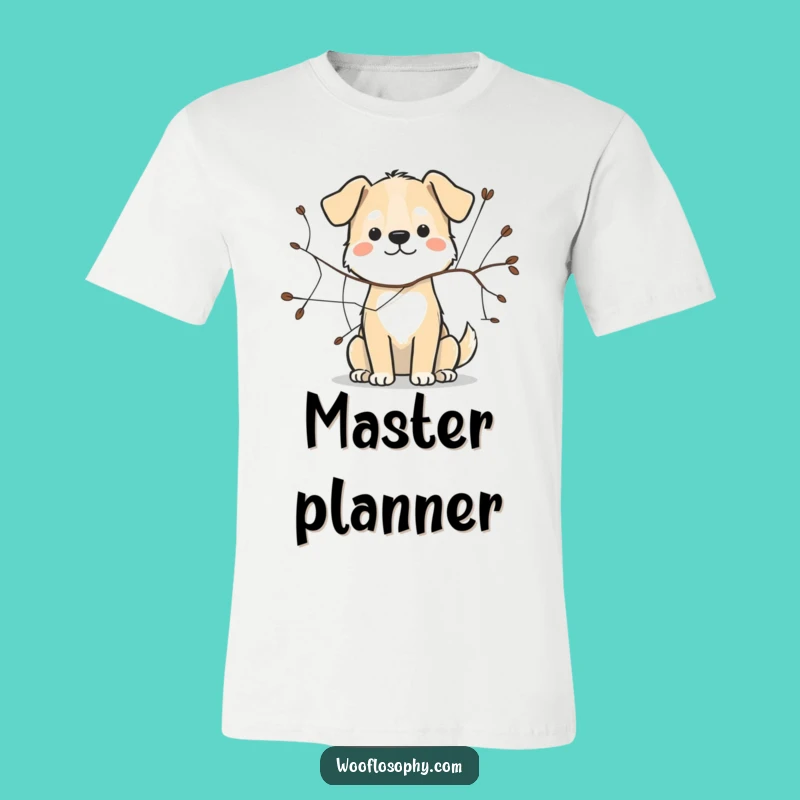 Funny Dog Web Designer T-Shirt: Creative Sketch Canine Gift