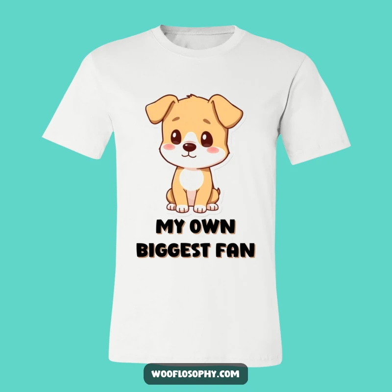 Funny Dog Shadow Philosopher Tee: Curious Canine's Existential Thoughts, Adorable Funny Gift