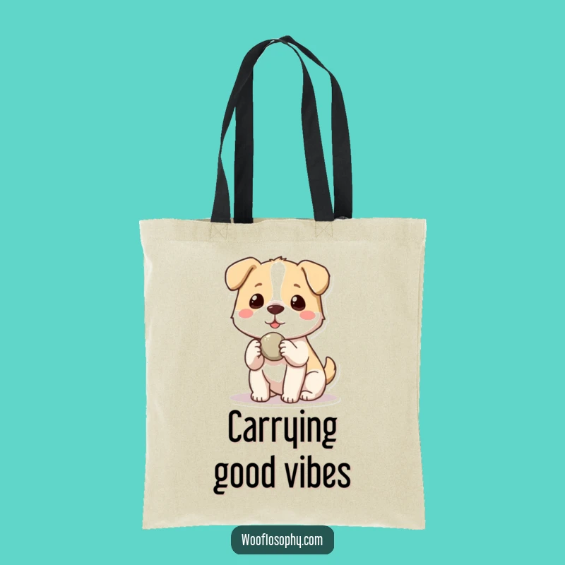 Funny Kawaii Dog Tote Bag: Generous friend sack, a practical and funny gift for sharers.